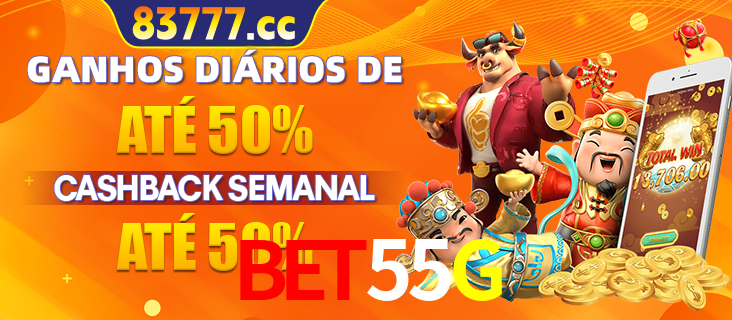 Anúncio de um membro ganhador do cassino BET55G que ganhou R$2.193.486,00 jogando o slot PG Fortune Tiger, com os mascotes do jogo comemorando o prêmio.
